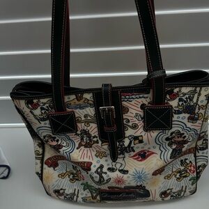Dooney & Bourke Disney Themed Black and White Tote